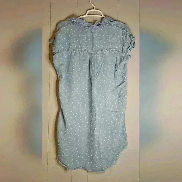 Thread & Supply Collared Shirt Dress With Pockets Medium - Picture 4 of 7